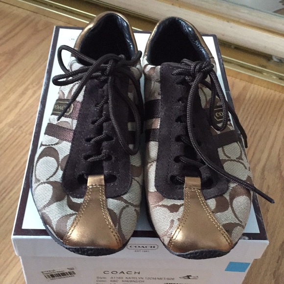 Coach Katelyn Sneakers Brown Signature C Print - Picture 5 of 6